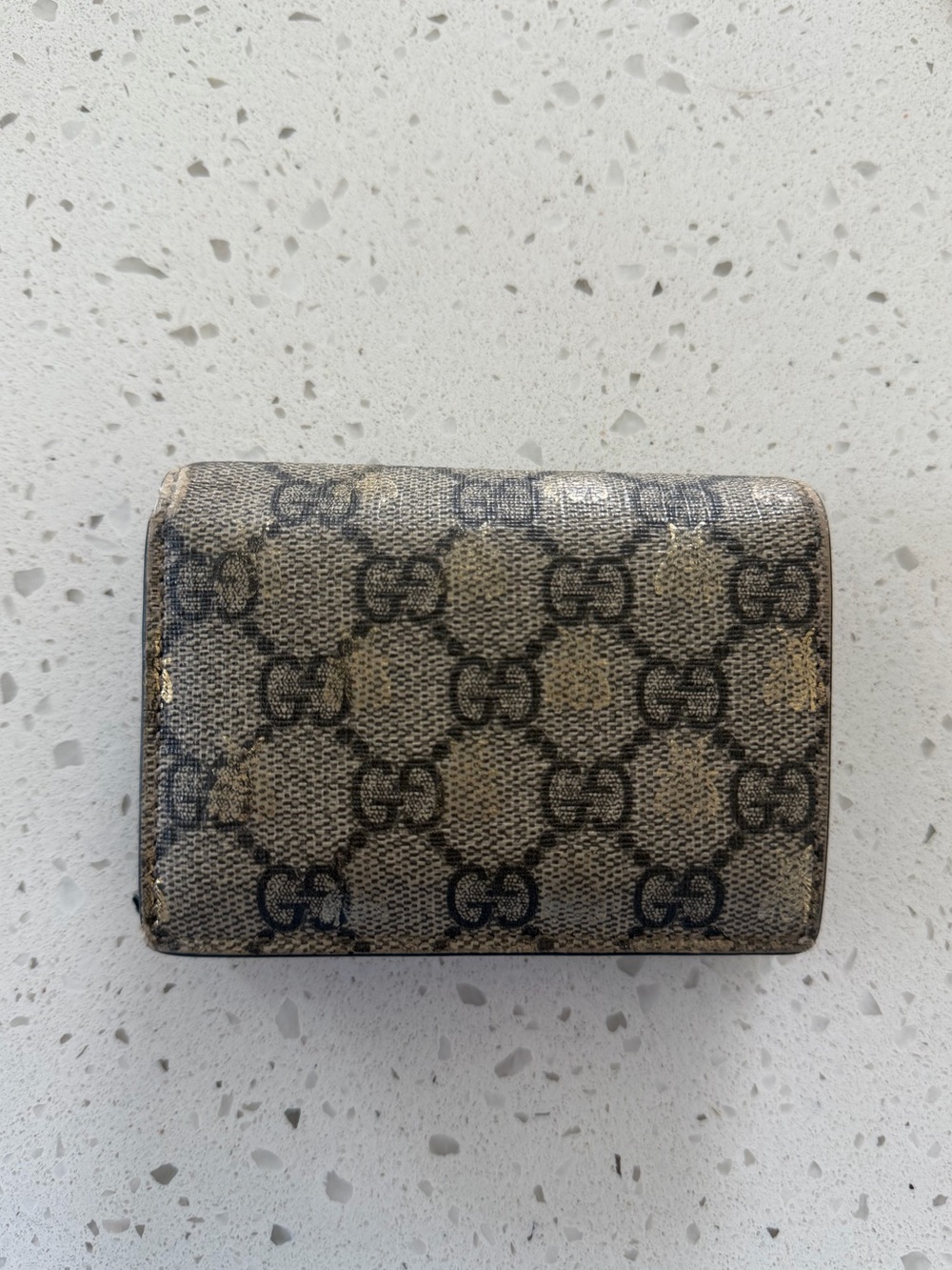 Gucci Canvas and bee Women's Wallet - Compact Card & Cash Organizer